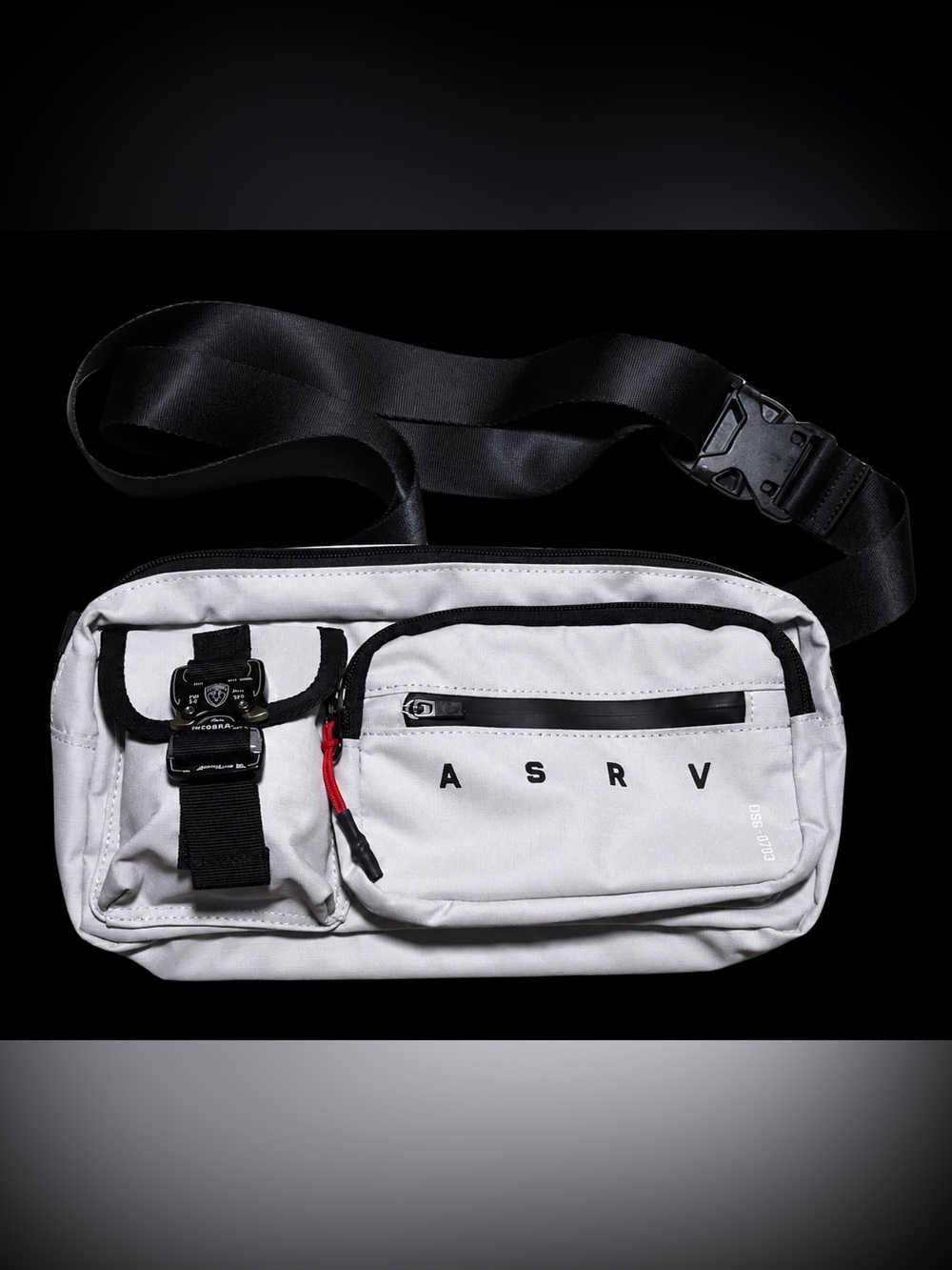 ASRV tactical crossbody/sling bag in light grey